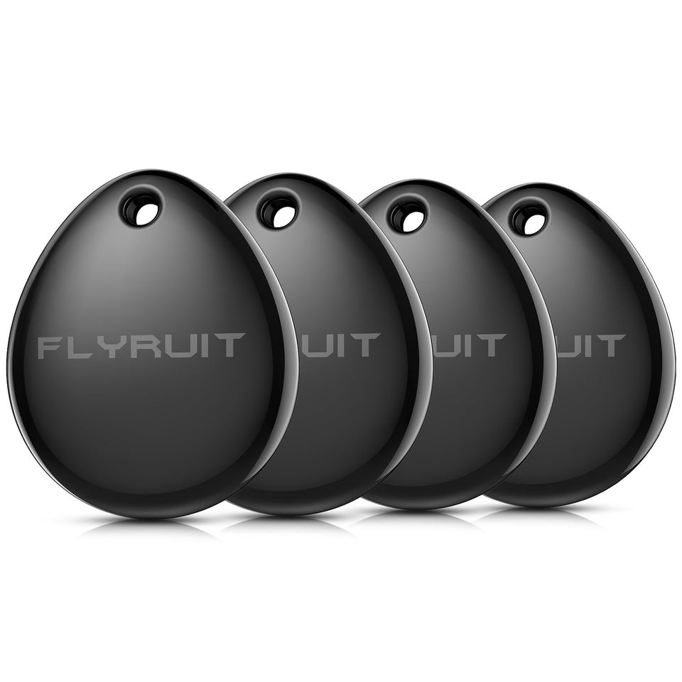 FLYRUIT Air Tracker Tags 4 Pack with Apple Find My integration for iPhone