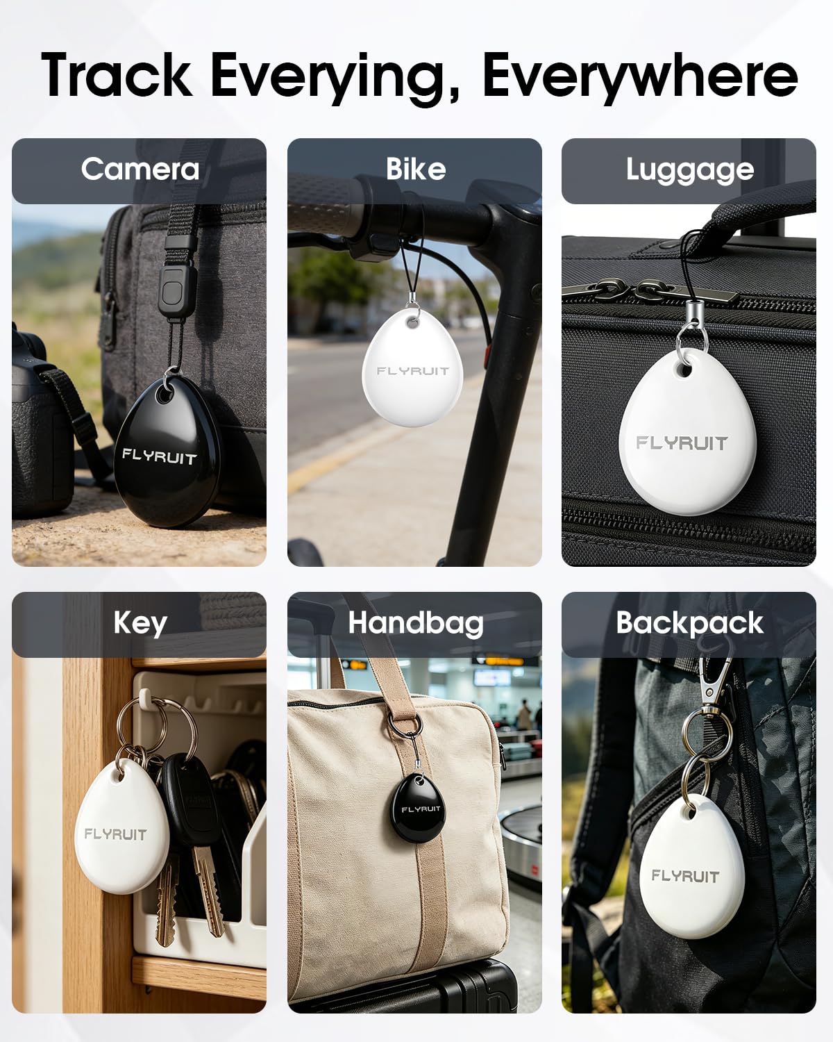 FLYRUIT location on iPhone Find My screen showing precise tracking