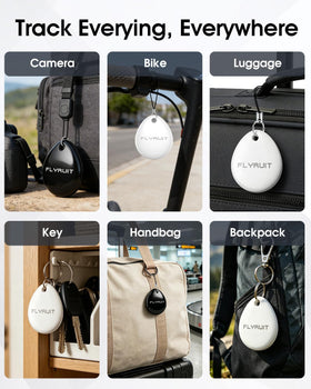 FLYRUIT location on iPhone Find My screen showing precise tracking