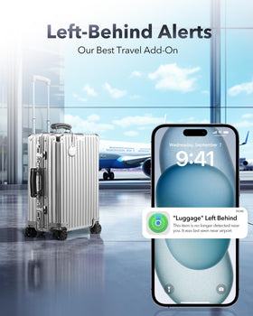 FLYRUIT tucked inside luggage pocket protecting valuables while traveling
