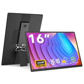 FLYTOCCA 16-inch portable monitor front view for immersive work on the go.