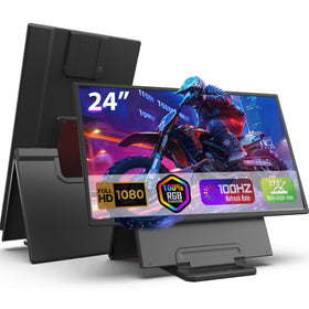 FLYTOCCA 24-inch monitor front view for portable productivity.