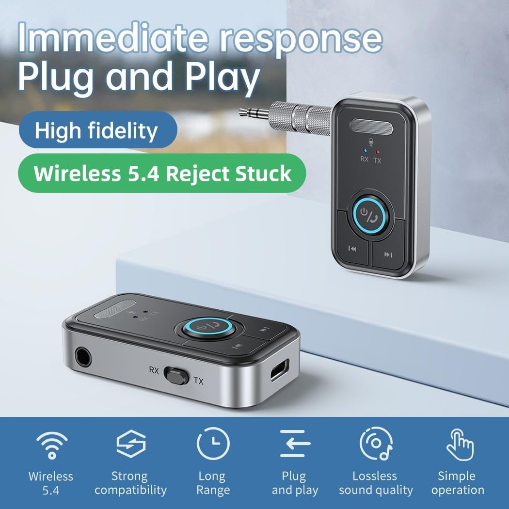 FMIIFMS side profile with 3.5mm jack visible for universal AUX compatibility