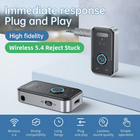 FMIIFMS side profile with 3.5mm jack visible for universal AUX compatibility