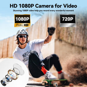 FNEWGK with included 32GB memory card and accessories for immediate use