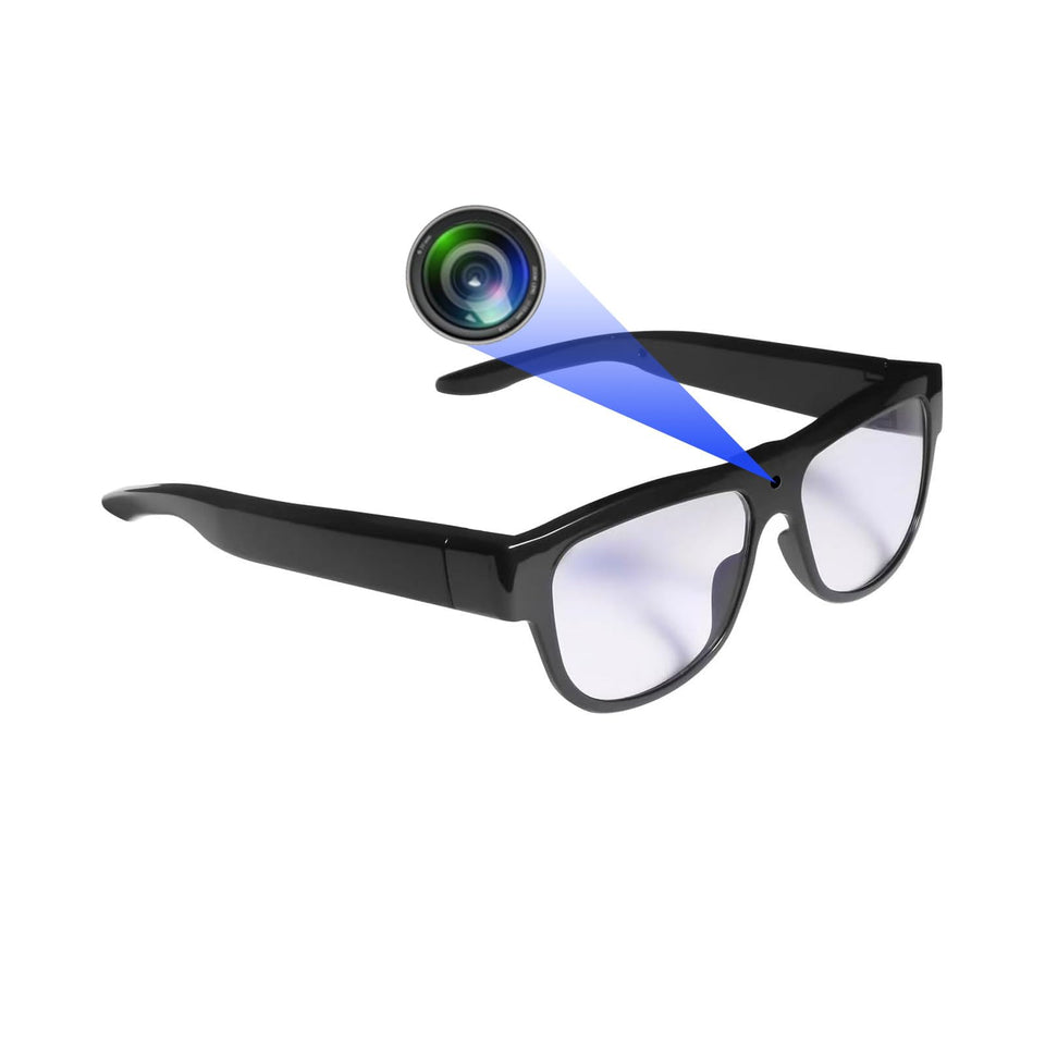 FNEWGK front view showing integrated camera and comfortable frame benefit hands-free recording
