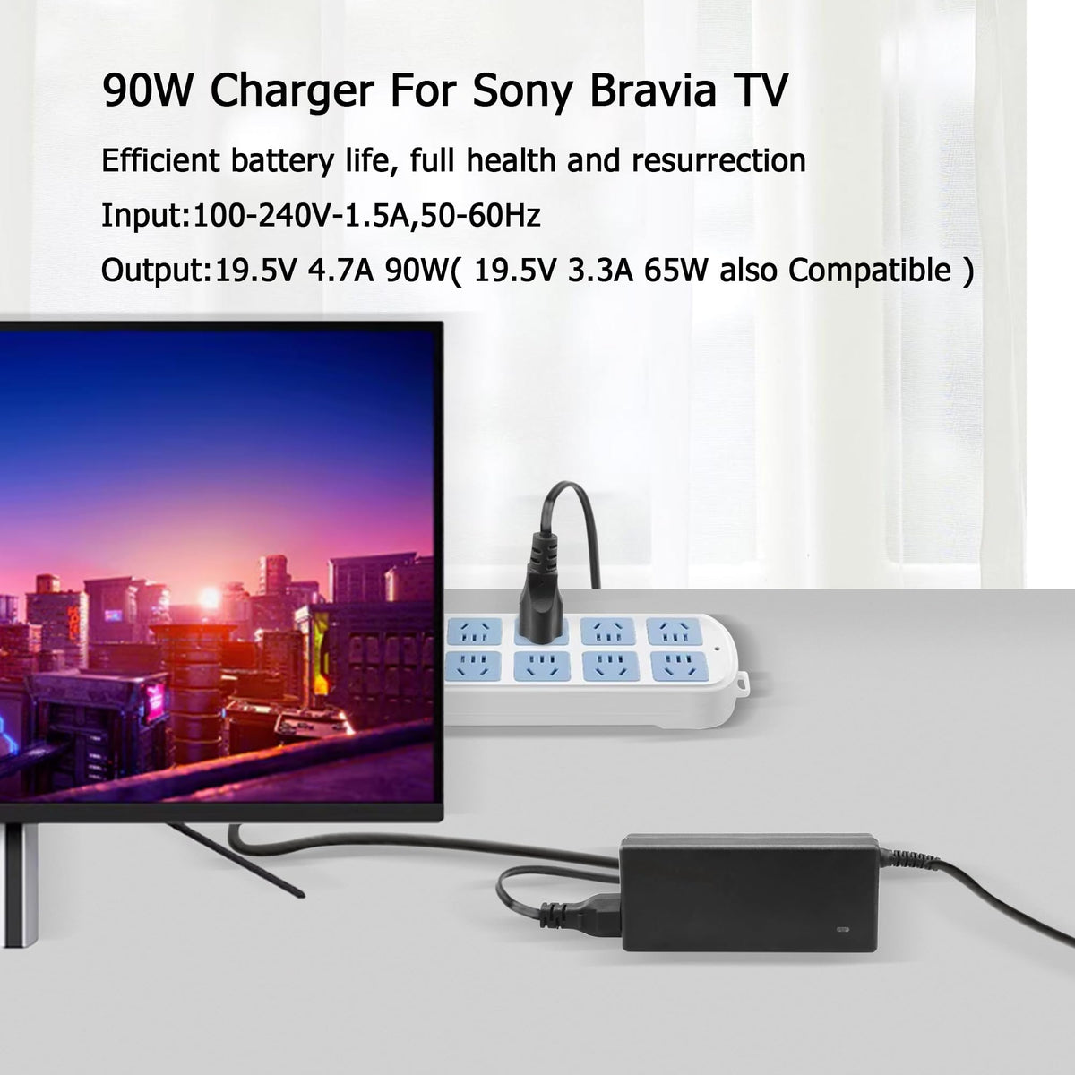 FNKTQL 19.5V cord wind shows durable and flexible cable
