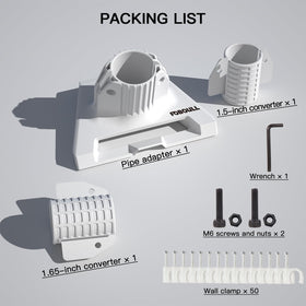 Foboull installed on a rooftop mast in real-world satellite setup