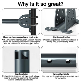 Foboull Starlink Long Wall Mount easy setup with basic drilling and securing