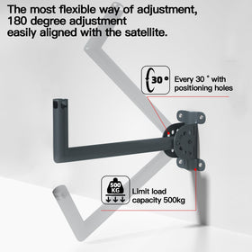 Foboull Starlink Long Wall Mount steel structure designed for durability