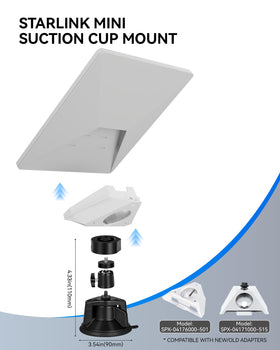 Foboull Starlink Mini reusable suction cup removing without residue.