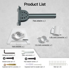 Foboull outdoor-ready mount withstands diverse weather conditions.