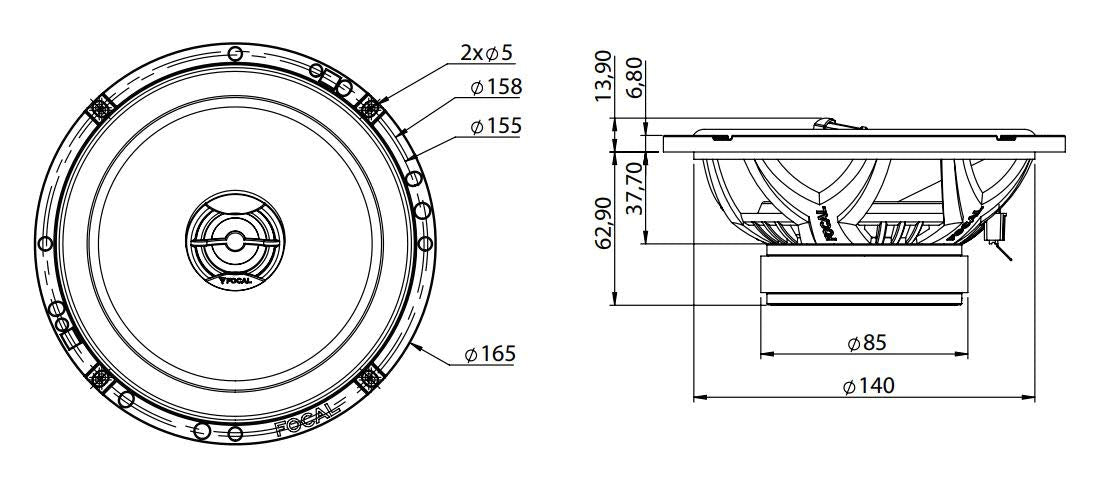 Focal 165AC assembly image highlights the compact crossover for tuning.