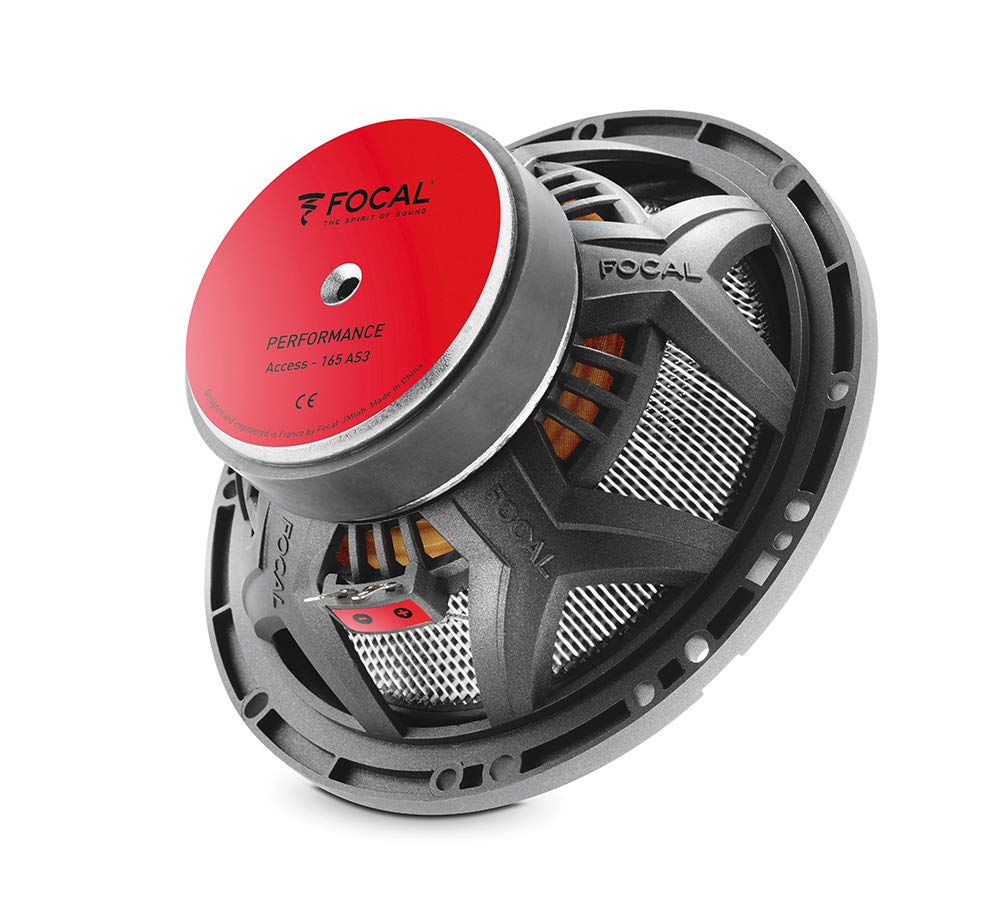 Focal 165AS3 20% fiberglass ABS chassis improves rigidity.