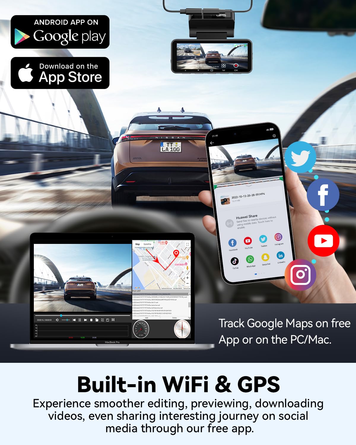 FOCUWAY Parking surveillance mode protects parked cars with motion events