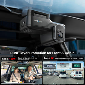FocuWay L7 IR night vision provides clear cabin visibility in darkness