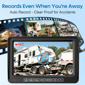 Fodkh built-in DVR with loop recording captures important moments for reference.