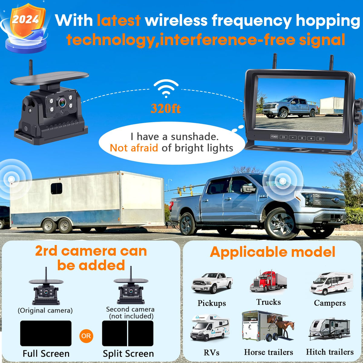 Fodkh advanced digital signal delivers a stable feed with reduced interference.