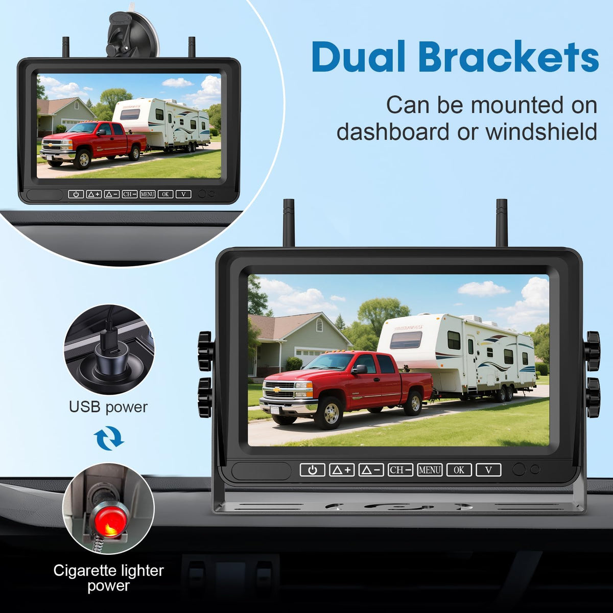 Fodkh weatherproof backup system withstands heat, dust, and rain for year-round use.