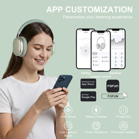 FOFUN NC95 up to 120 hours of playback for long trips and workouts.