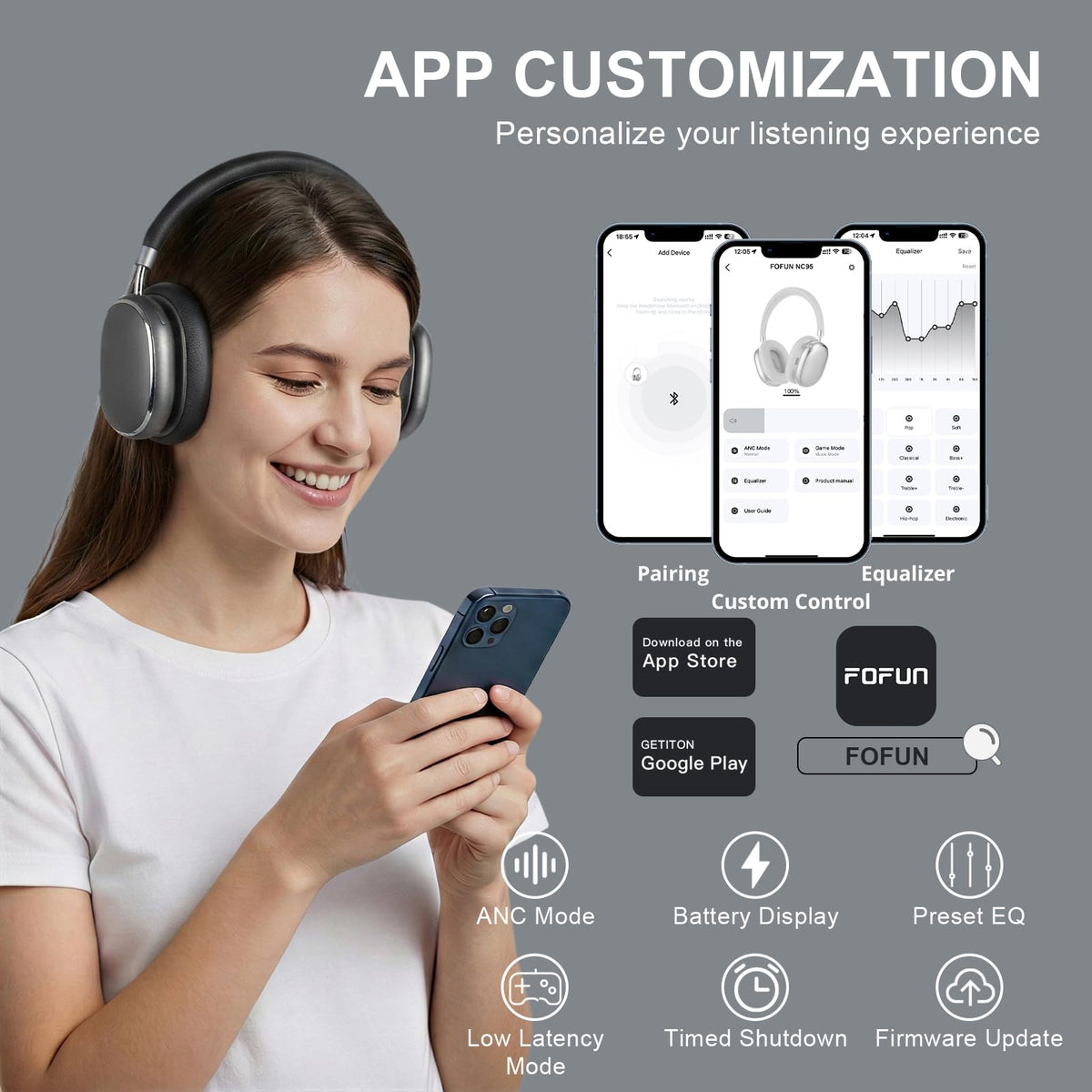 FOFUN NC95 matte finish reduces fingerprints and smudges