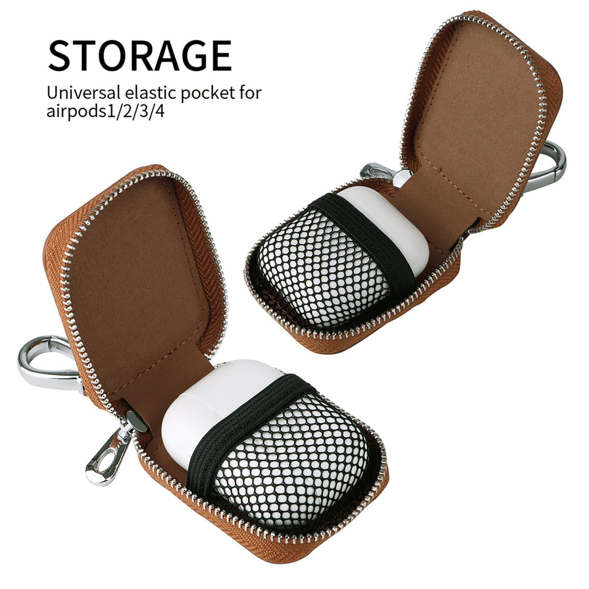 Fofvccv case tucked into backpack pocket for organized travel storage