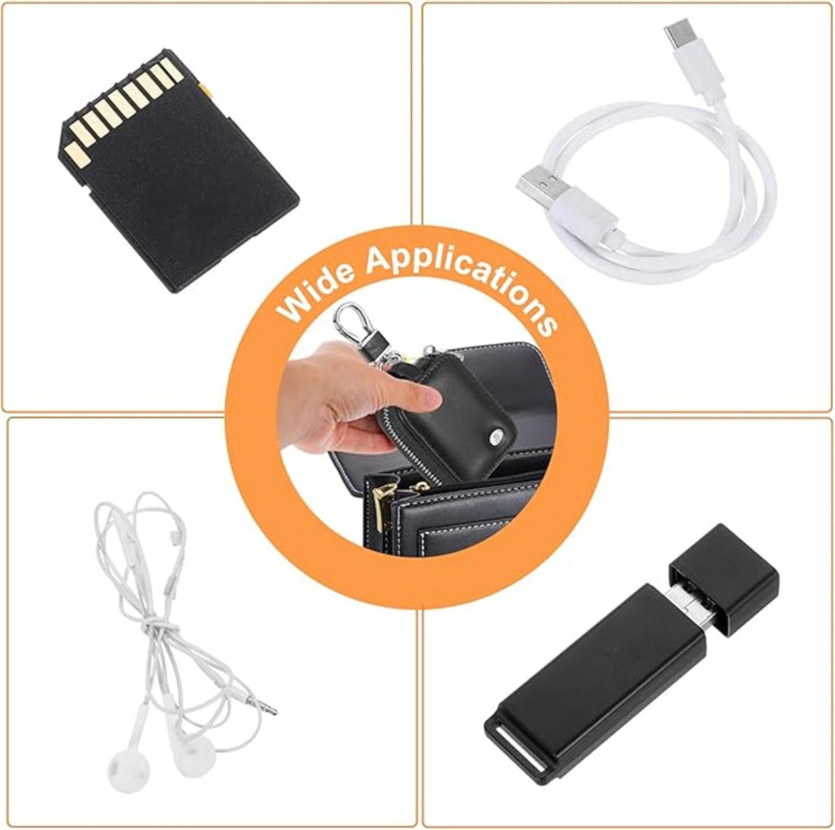 Fofvccv metal keychain clip attached to bag for convenient on-the-go carry