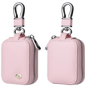 Fofvccv front view pink showing compact secure storage benefit