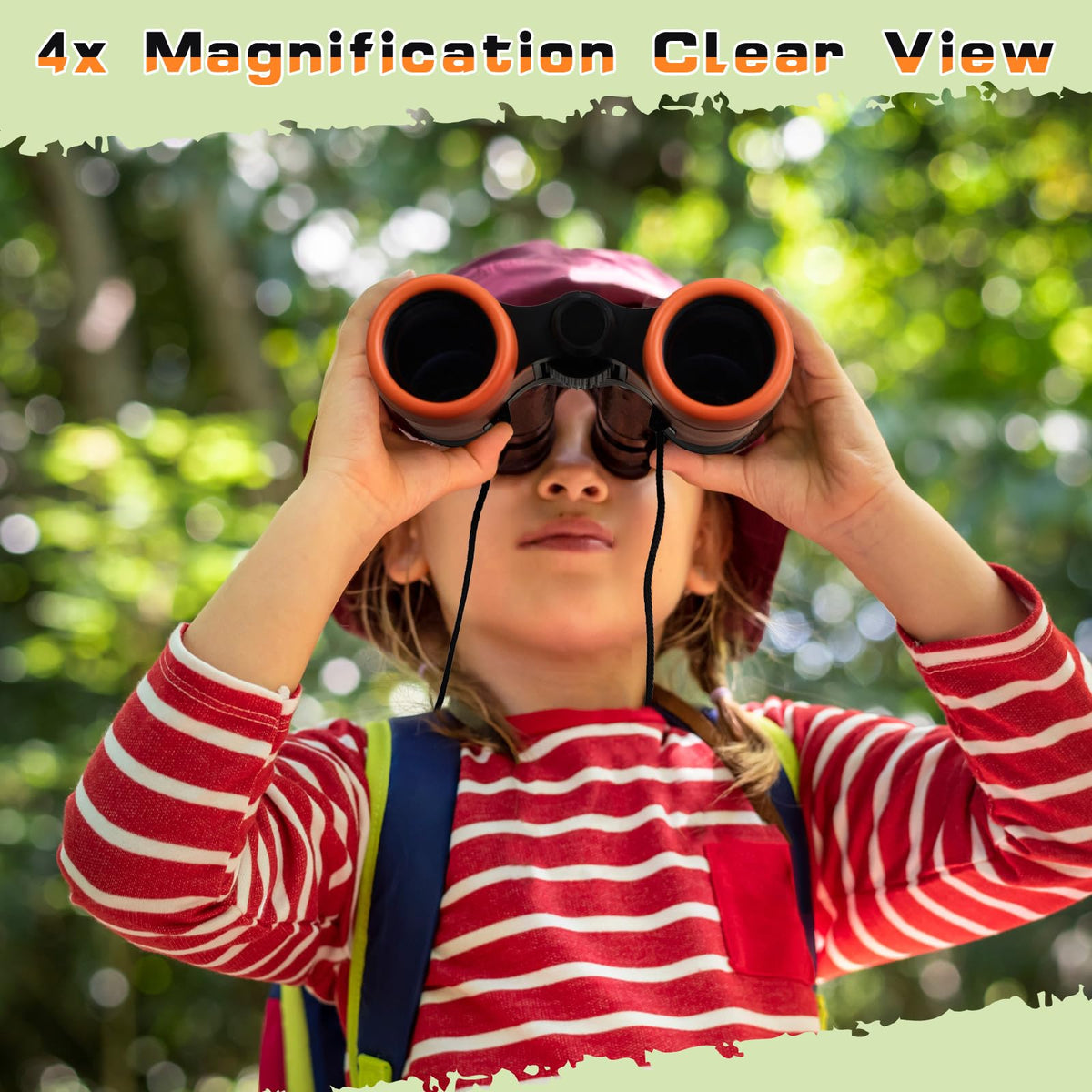 Foilswirl binoculars with independent focusing wheel for easy adjustment
