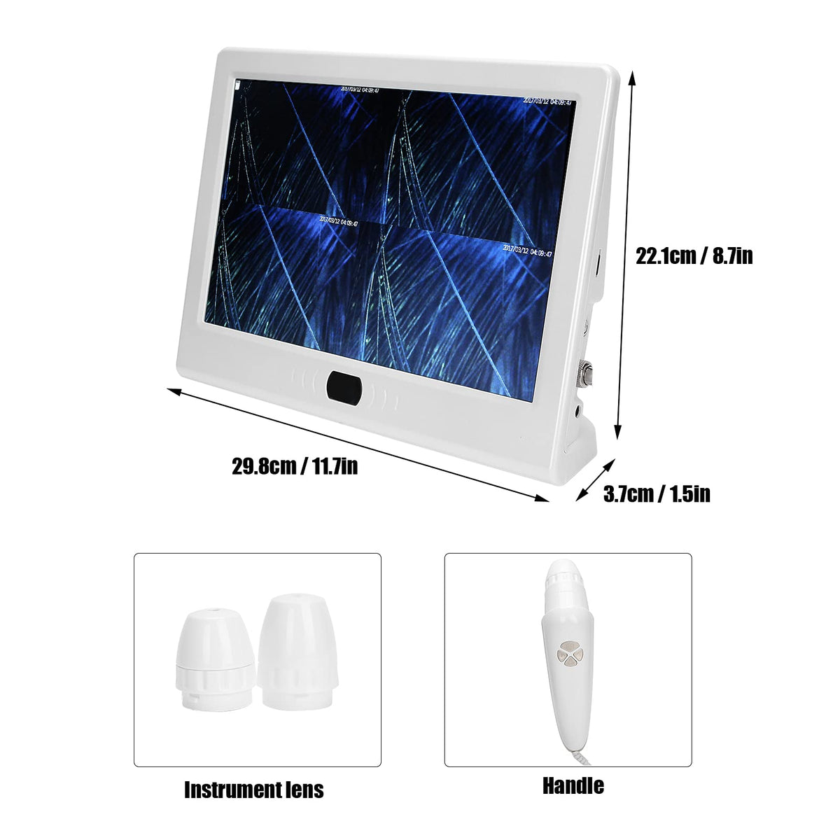 FOKH Scalp Detector ABS shell provides a sturdy, compact body.