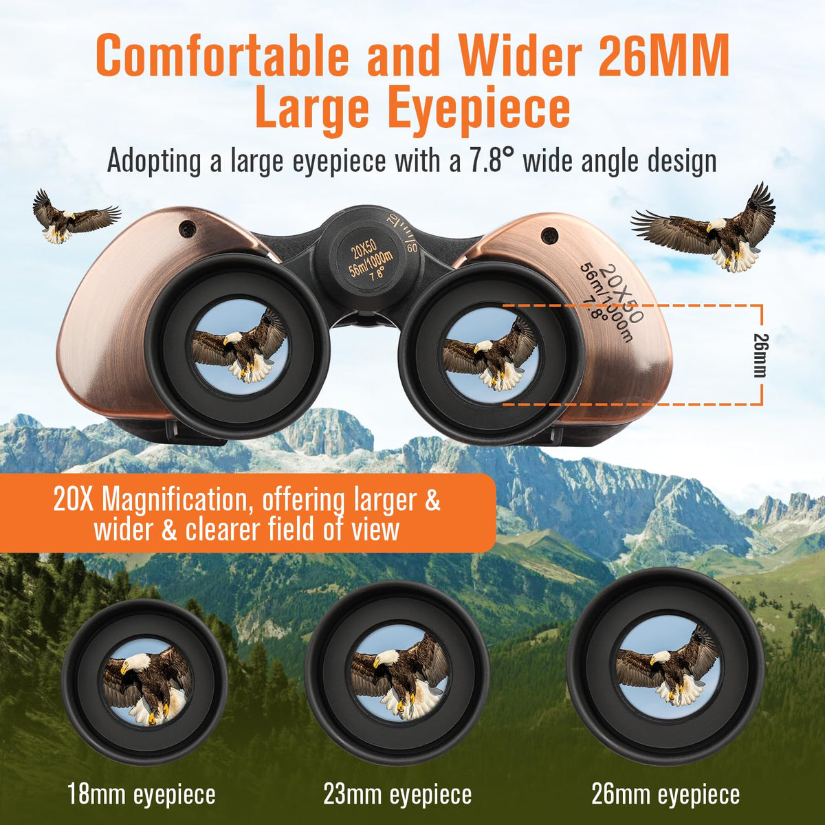 FoliumpX 20x50 binoculars great for stargazing with bright, high-contrast celestial views.