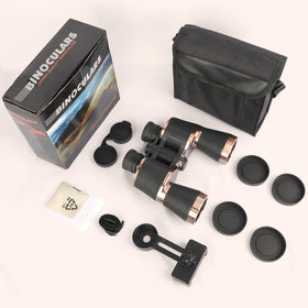 FoliumpX 20x50 binoculars are waterproof and fogproof for rugged outdoor use.