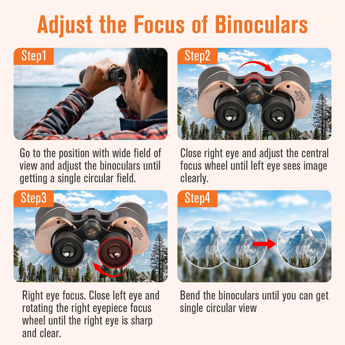 FoliumpX 20x50 binoculars ideal for wildlife observation delivering clear distant details.