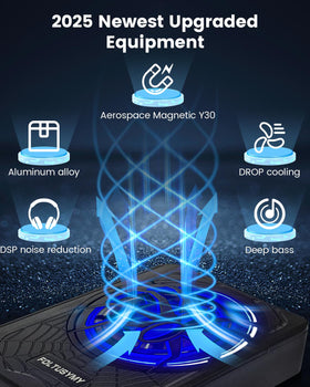 FOLTUSYMY blue LED light ring adds ambient car aesthetics