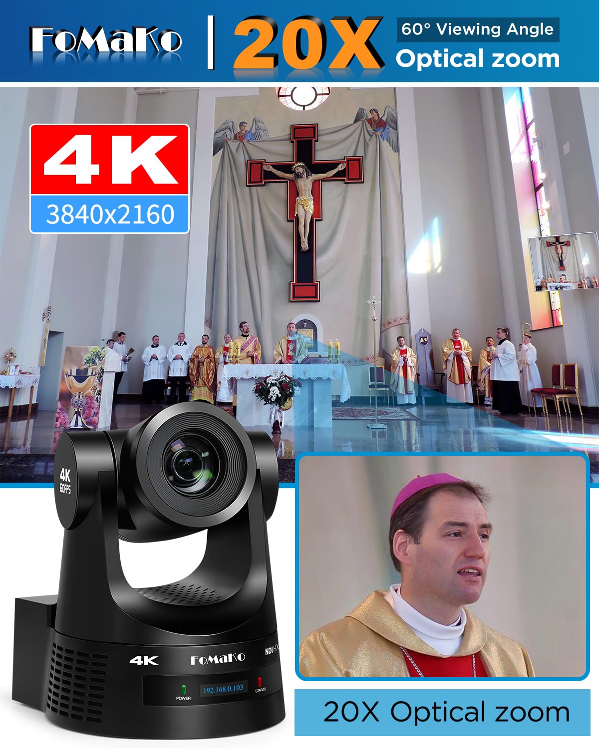 FoMaKo Gen 3 AI auto-tracking keeps subjects in frame.