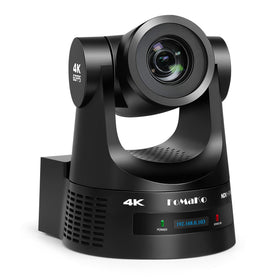 FoMaKo K600N 4K PTZ camera with 60fps NDI for live worship streams.