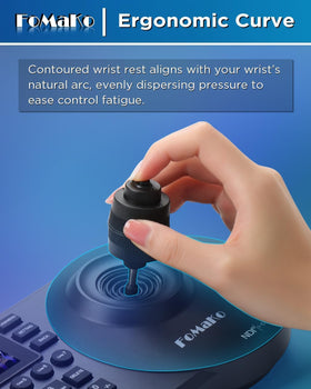 FoMaKo PTZ camera tilt speed adjustment for smooth motion