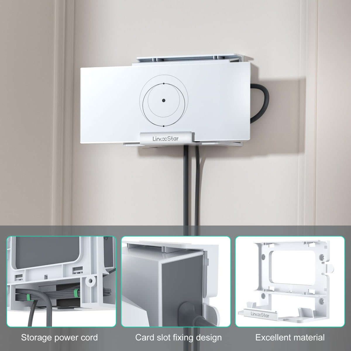 FONKEN Linkoostar Gen 3 mount uses ABS plastic for durable, scratch-resistant housing.