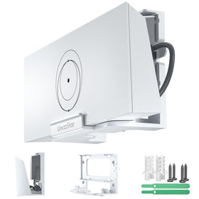 FONKEN Linkoostar Gen 3 mount on wall shows integrated router and power supply, saves space.