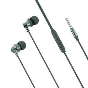 Fonus Hi-Fi earphones metal earbuds closeup showing durable build and premium sound