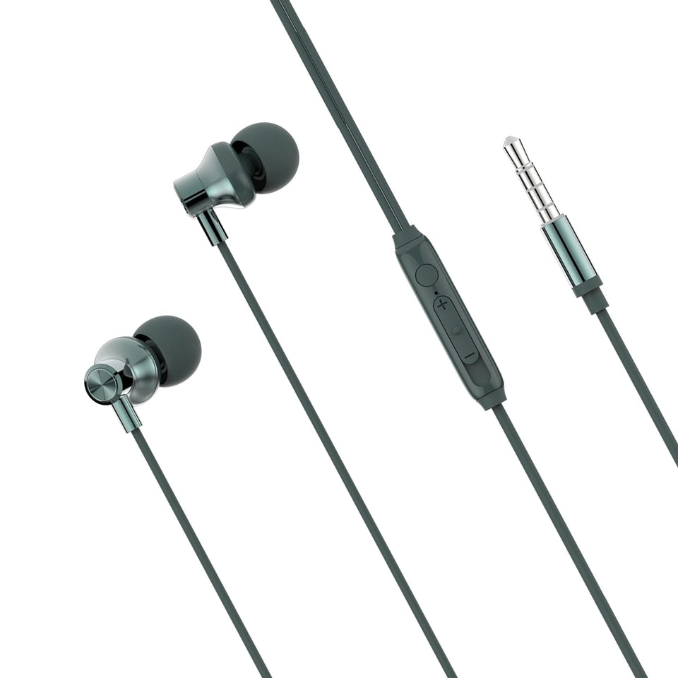 Fonus Hi-Fi earphones metal earbuds closeup showing durable build and premium sound