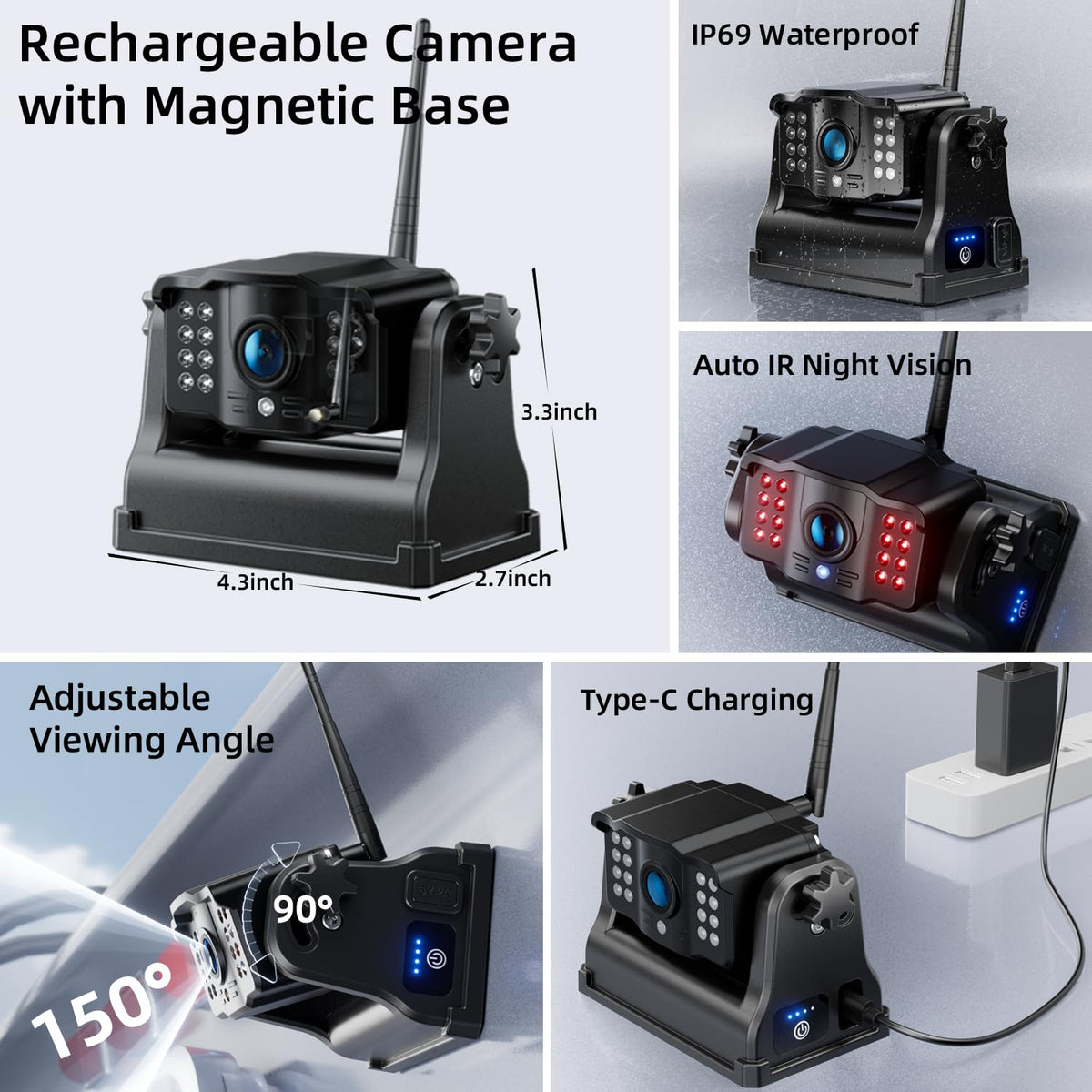 Fookoo 1080p camera delivers sharp images with night vision support