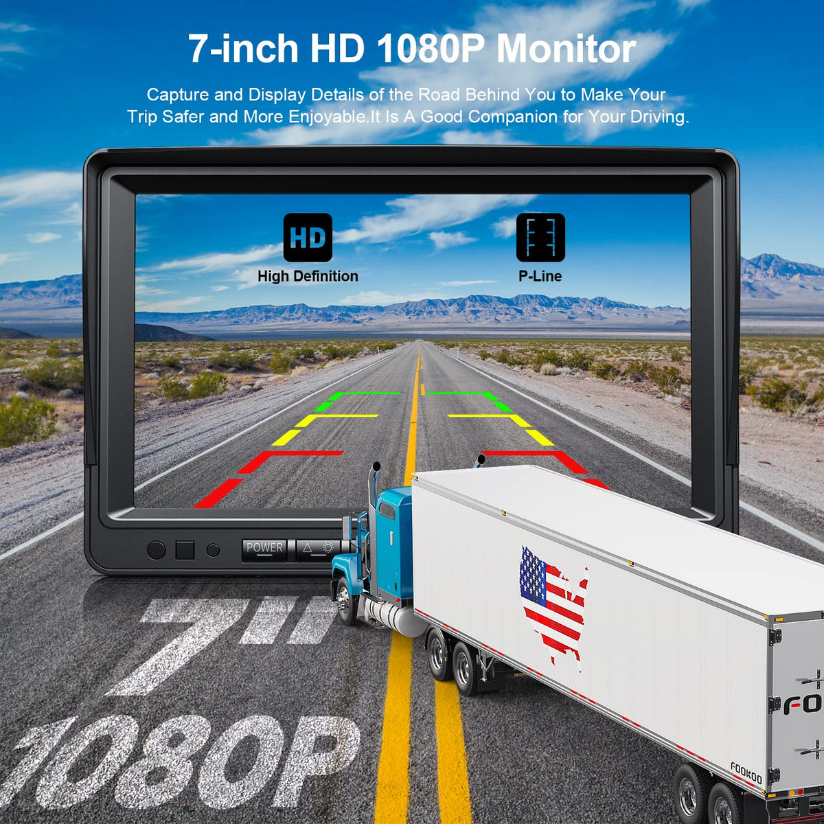 Fookoo DY703 side camera provides wide-angle view for safer lane navigation