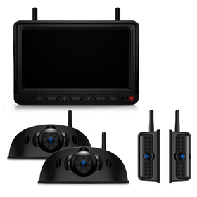 Fookoo HD 4-camera RV system with comprehensive rear and side views for safer backing