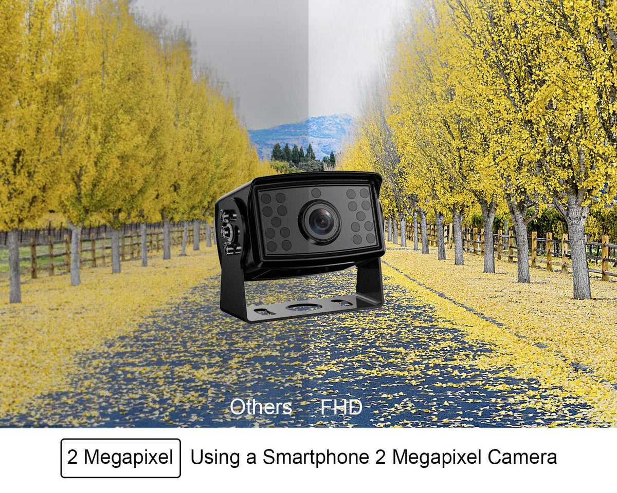 Fookoo II rear-view camera aids reversing in truck and trailer setups