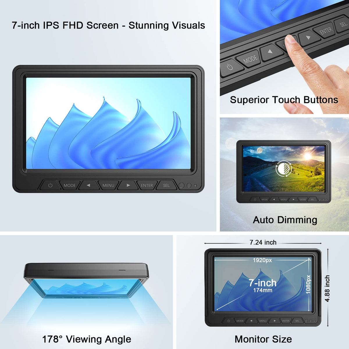 Fookoo IP69 waterproof camera for all-weather reliability