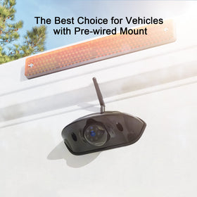 Fookoo night vision camera illuminates the area for safer backing