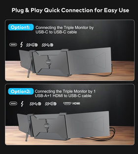 FOPO plug and play cables included simplify setup