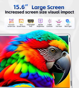 FOPO triple-monitor-15-6-ips-display provides a wider, immersive view for multitasking.