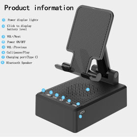 Fopudy next to smartphone showing scale and travel-friendly size